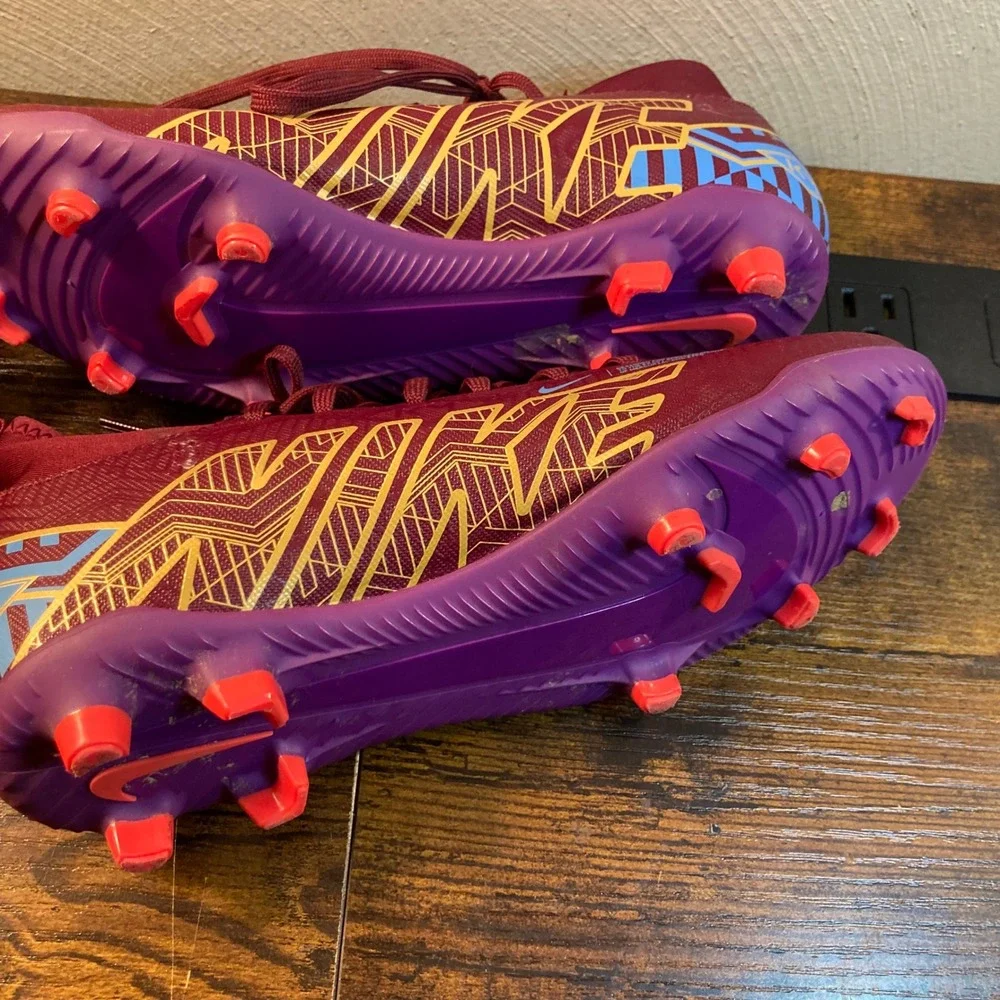 Nike Youth 4Y Mercurial Superfly 8 Academy MG Soccer Cleats Burgundy DO9789-694